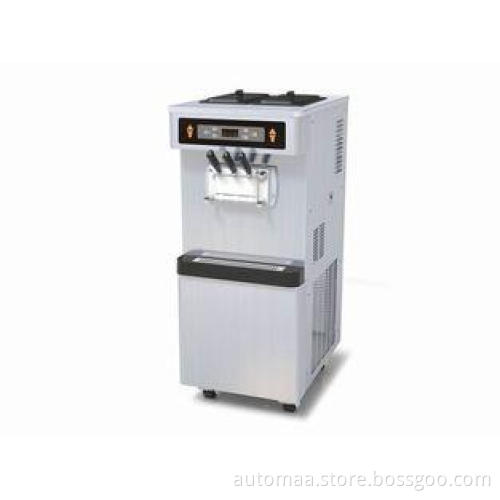 380V Free Standing Frozen Yogurt Machines, Gravity Feed Sta